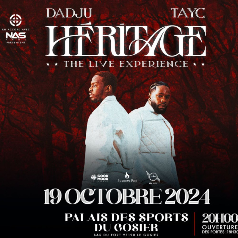 Héritage Tour : Dadju et Tayc en concert